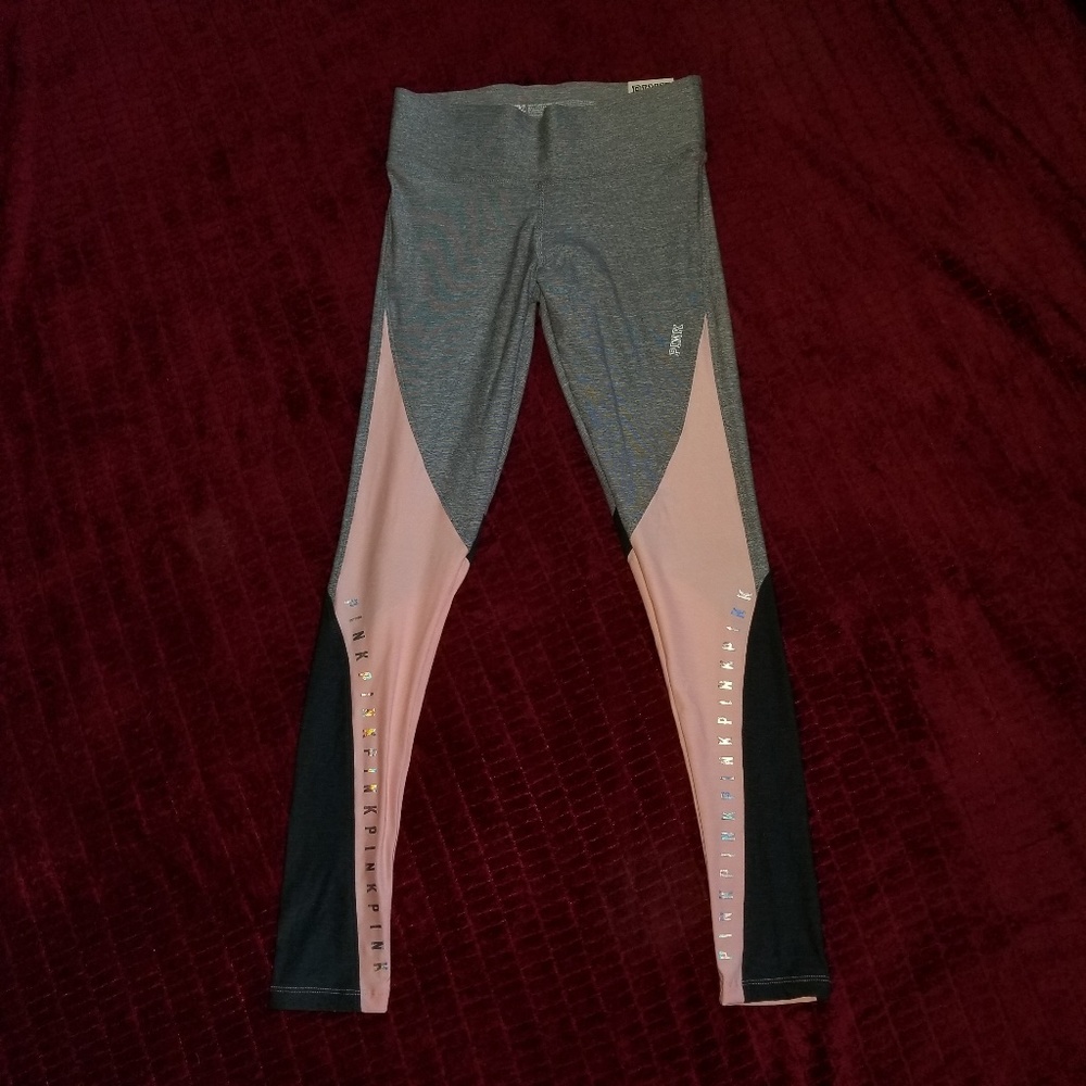 NWT - PINK Holographic / Iridescent Leggings